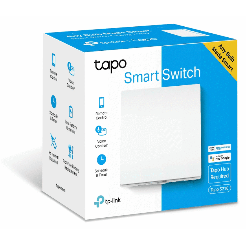 TP-Link Tapo S210 Smart Light Switch 1 Gang 1 Way - Image 2