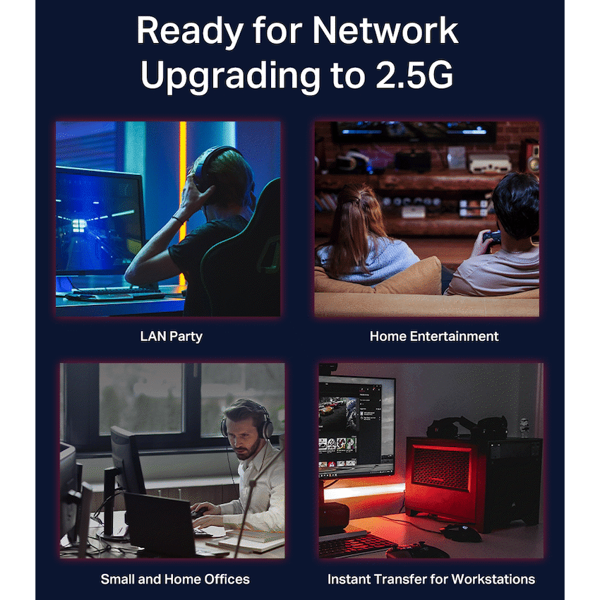 TP-Link TL-SG105-M2 5-Port 2.5G Multi-Gigabit Desktop Switch - Image 2