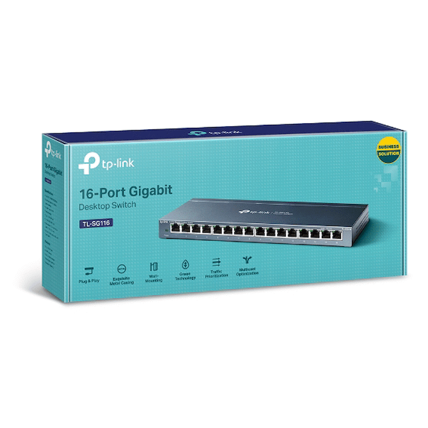 TP-Link TL-SG116 16-Port Gigabit Desktop Switch - Image 3