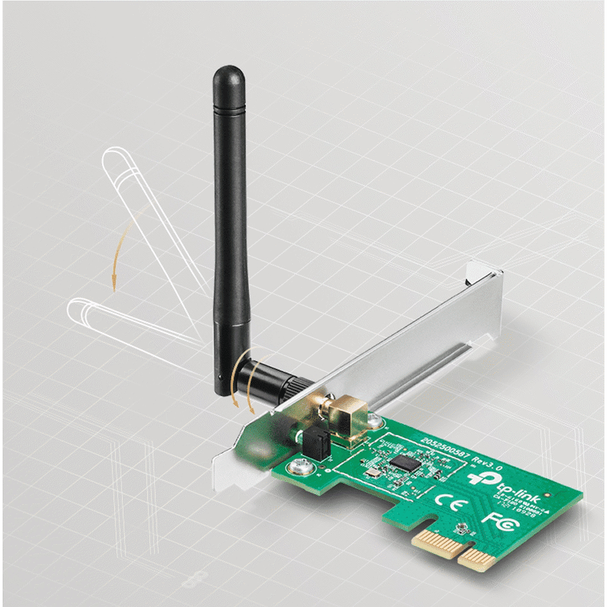 TP-Link TL-WN781ND 150Mbps Wireless N PCI Express Adapter - Image 4