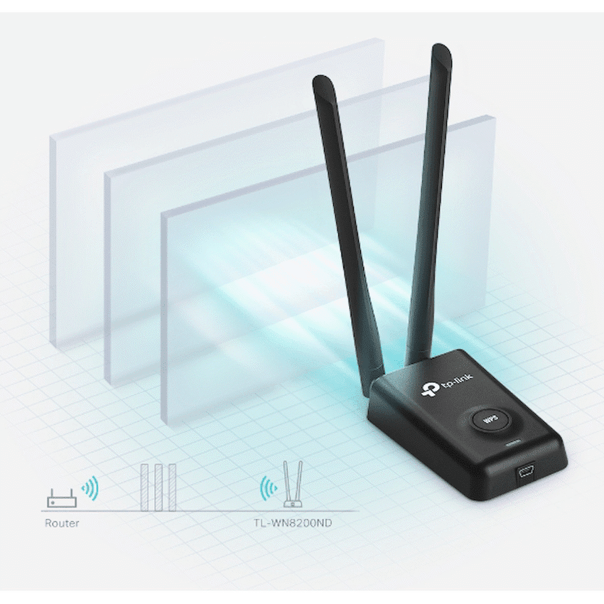 TP-Link TL-WN8200ND 300Mbps High-Power Wireless USB Adapter - Image 4