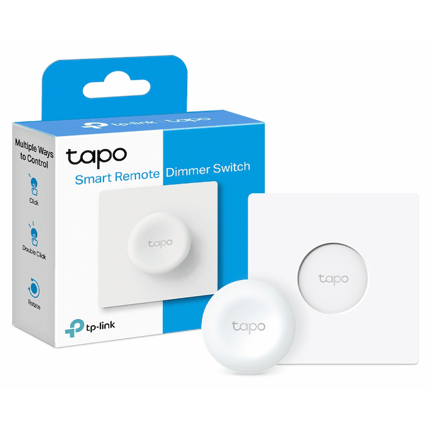 TP-Link Tapo S200D Smart 868mhz Remote Dimmer Switch with CR2032 Battery - Image 2