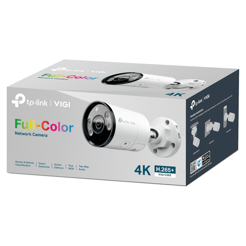 TP-Link Vigi C385 8MP 4mm Outdoor Bullet Network Camera - Image 3