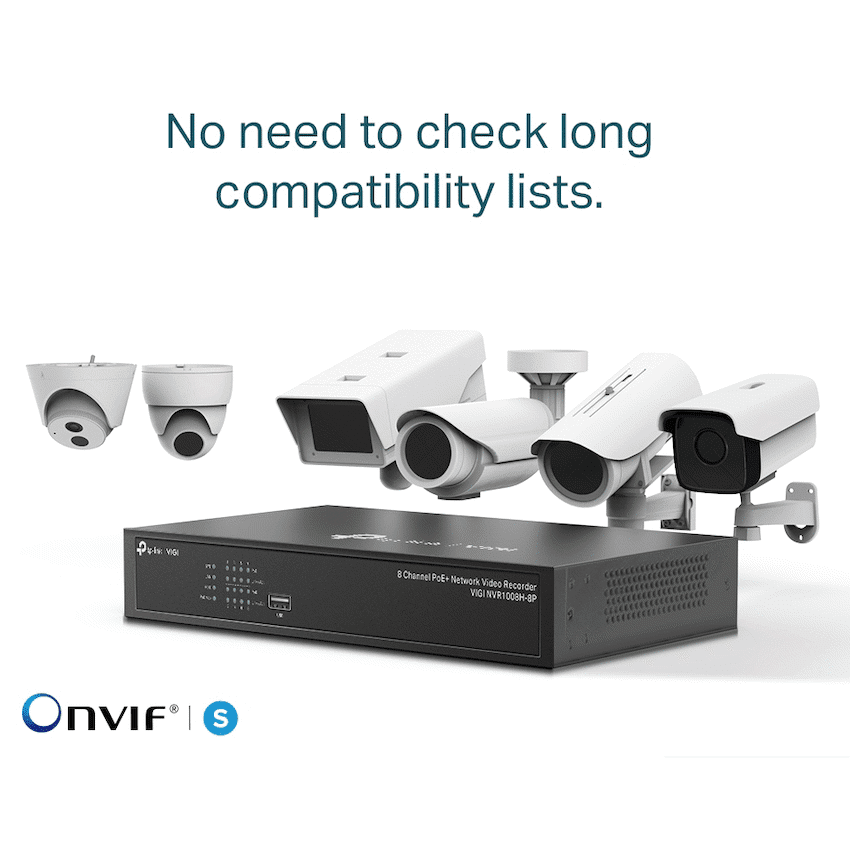 TP-Link Vigi NVR1008H-8P 8-Channel PoE+ Network Video Recorder - Image 4