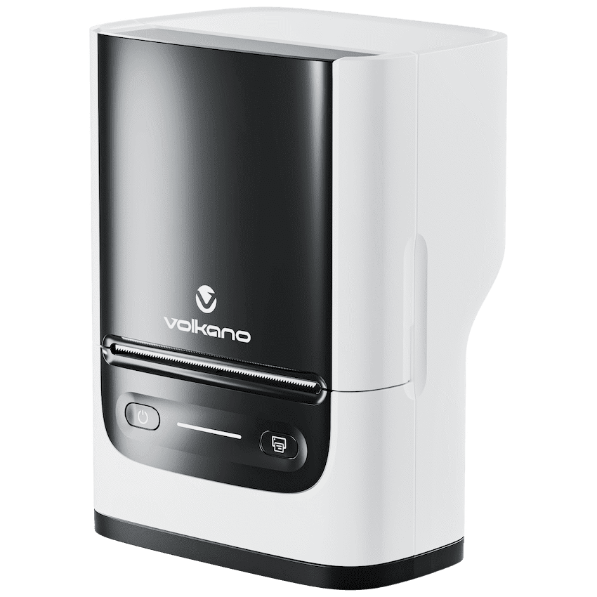 Volkano LabelPro Duo Series Thermal Dual Size Label Printer - Black and White