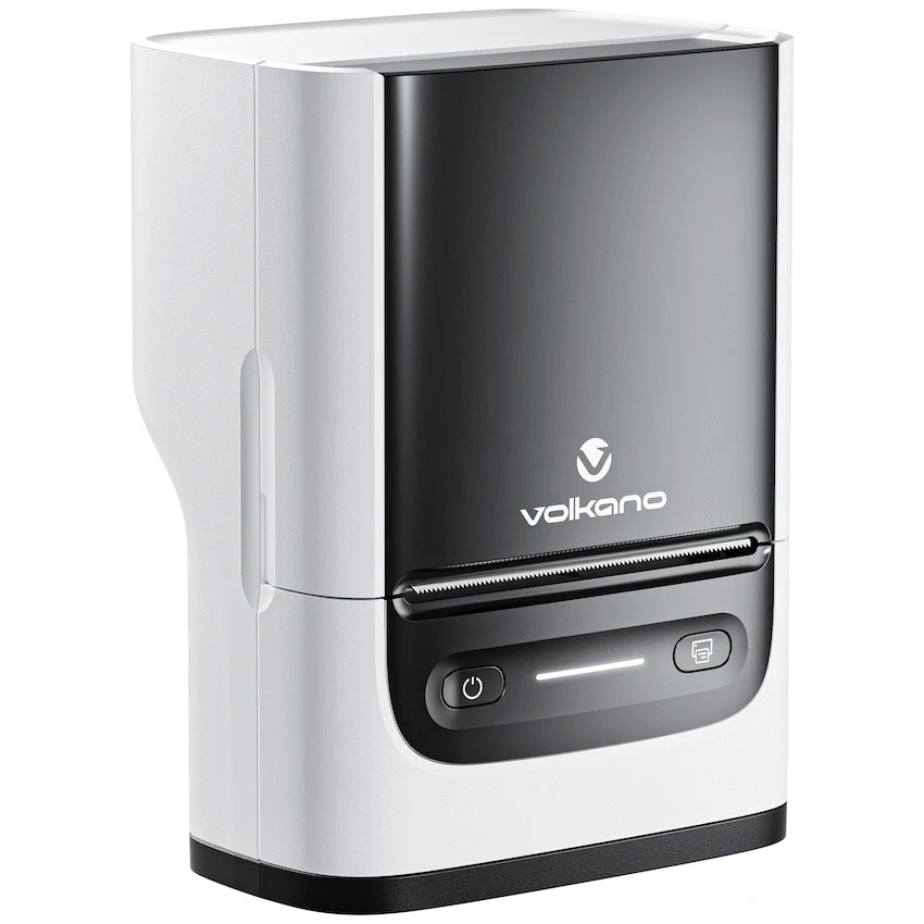 Volkano LabelPro Duo Series Thermal Dual Size Label Printer - Black and White - Image 2