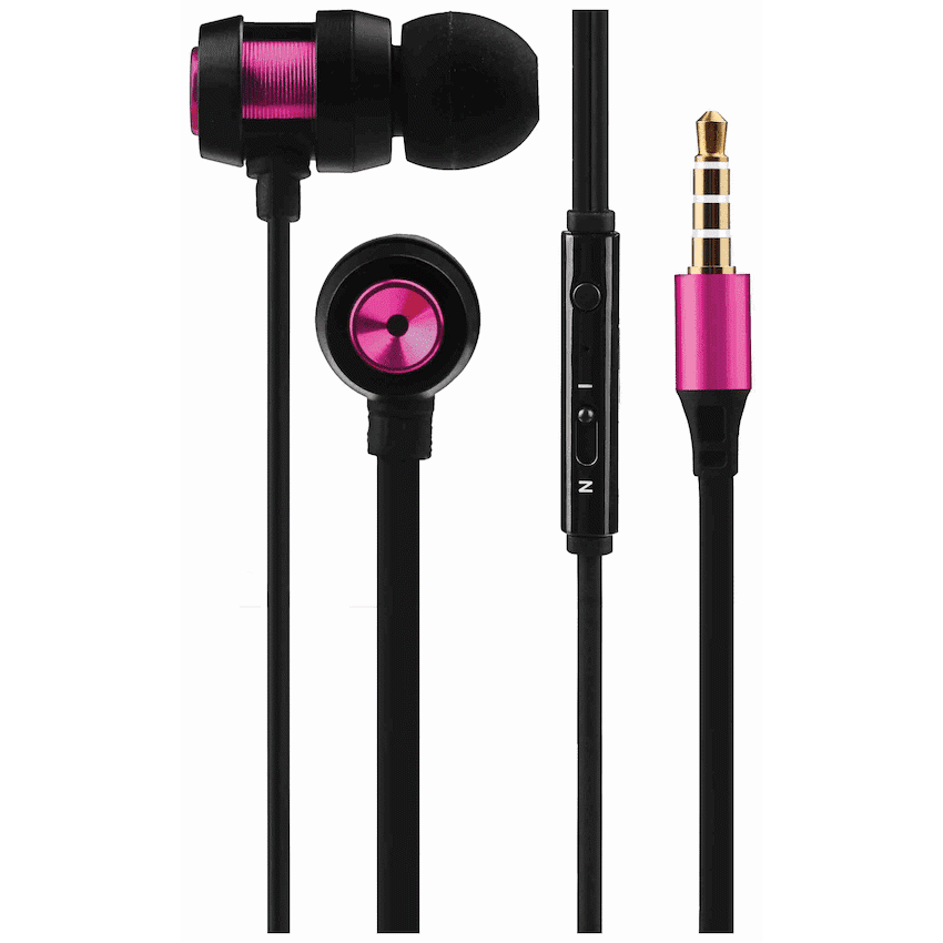 Volkano Alloy series metal earphone - Purple - Image 2