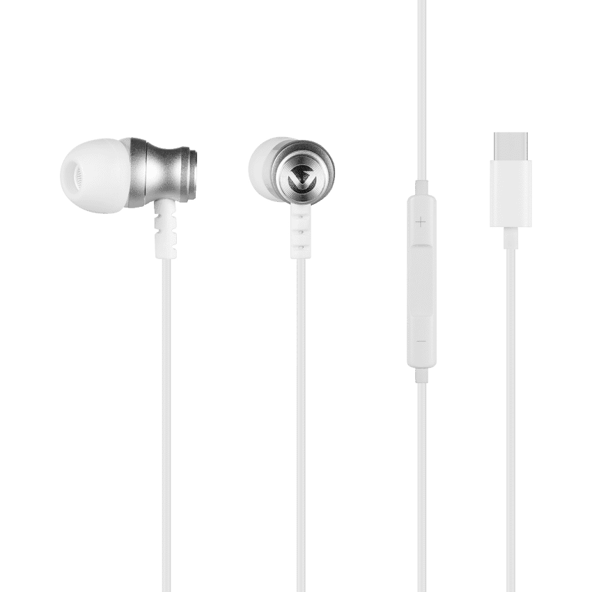 Volkano Prism 2.0 Series Type-C Earphone - White