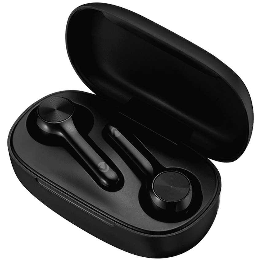 Volkano Libra Series TWS Earphones + Charging Case - Black