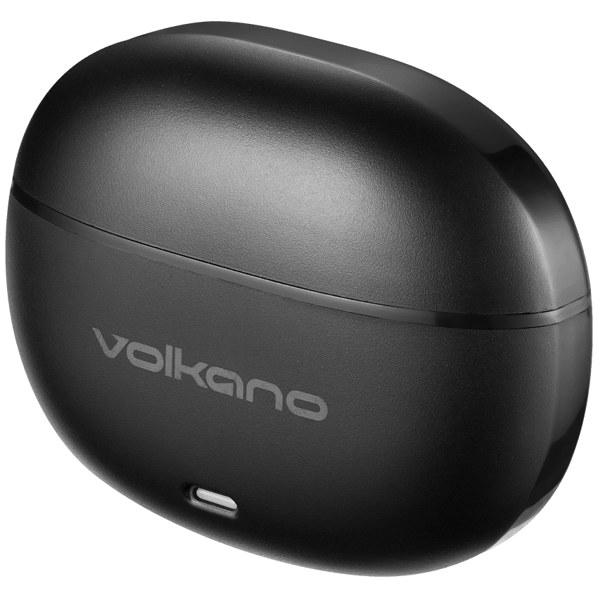Volkano Pulse Series True Wireless Earphones with Charging Case - Black - Image 2