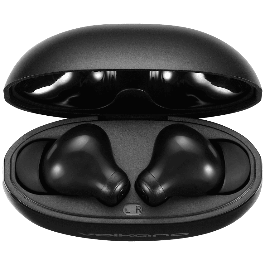 Volkano Pulse Series True Wireless Earphones with Charging Case - Black - Image 3