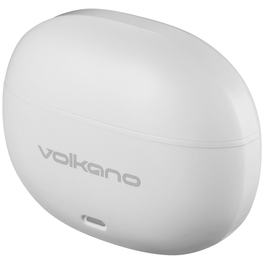 Volkano Pulse Series True Wireless Earphones with Charging Case - White - Image 4