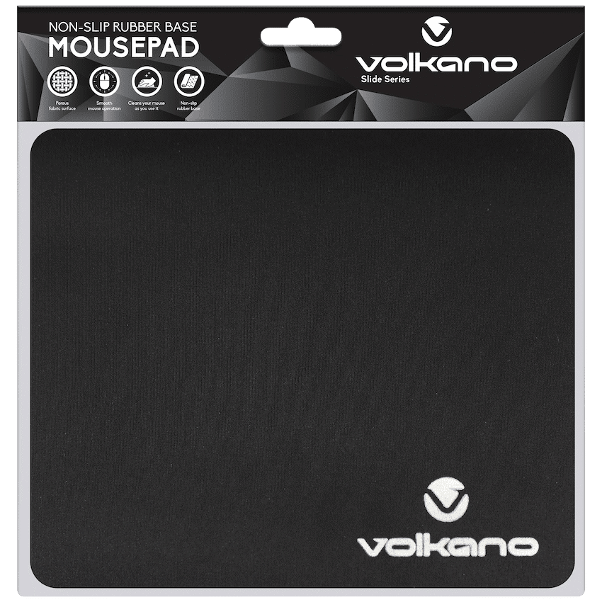 Volkano Slide Series Mouse Pad 220x180x3mm - Black - Image 2