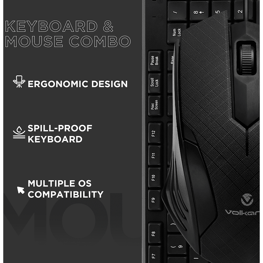 Volkano Krypton Wired Keyboard and Mouse Combo - Image 3