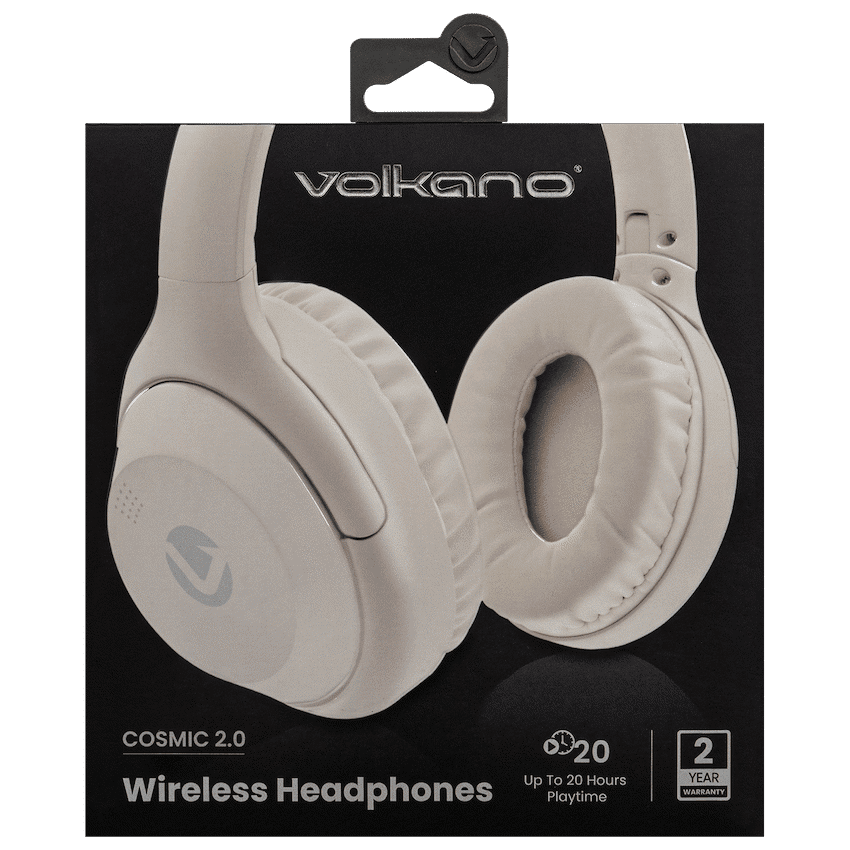 Volkano Cosmic 2 Series Bluetooth Headphone - Nude - Image 2