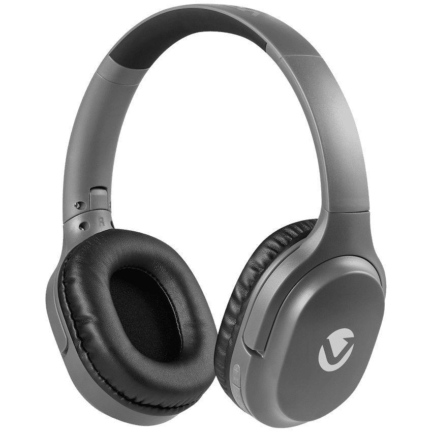 Volkano Pebble Series Bluetooth Headphones - Dark Grey