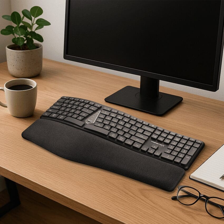 VolkanoX Ergo Bluetooth Wireless Keyboard - Image 3