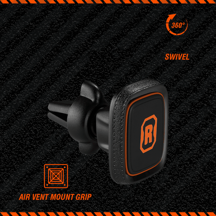 Rugged by Volkano Magnetic Car Air Vent Phone Holder - Image 3