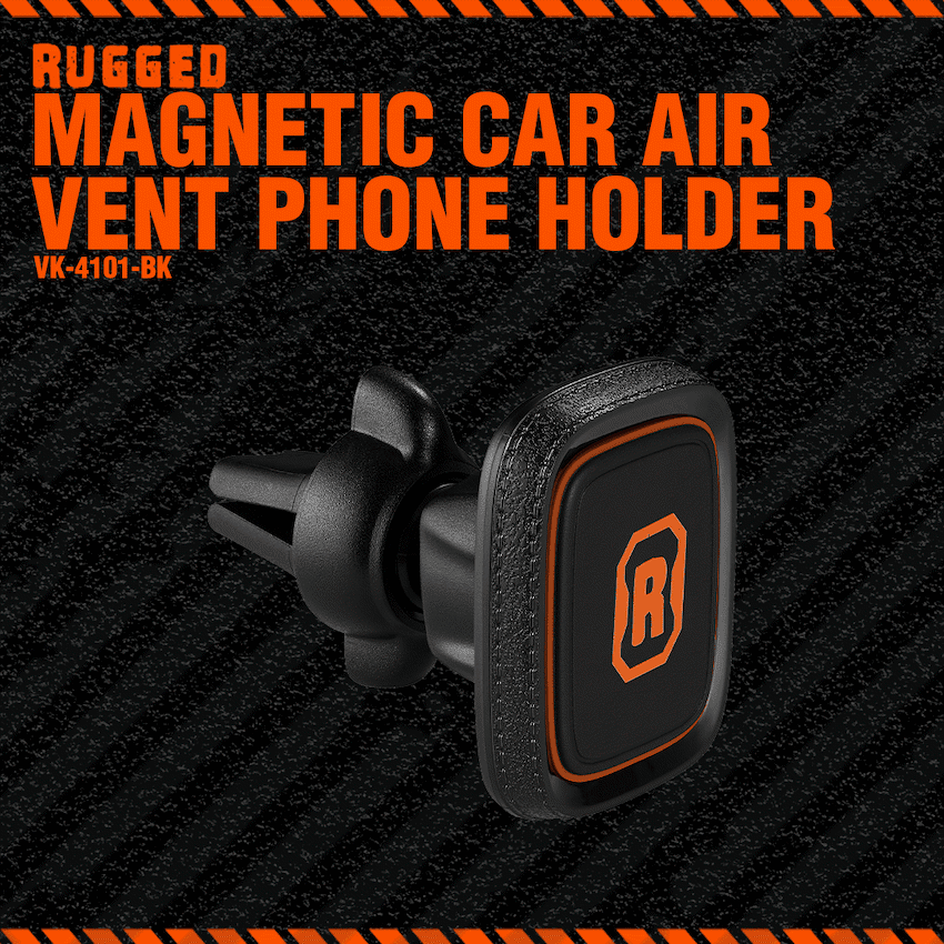 Rugged by Volkano Magnetic Car Air Vent Phone Holder - Image 4