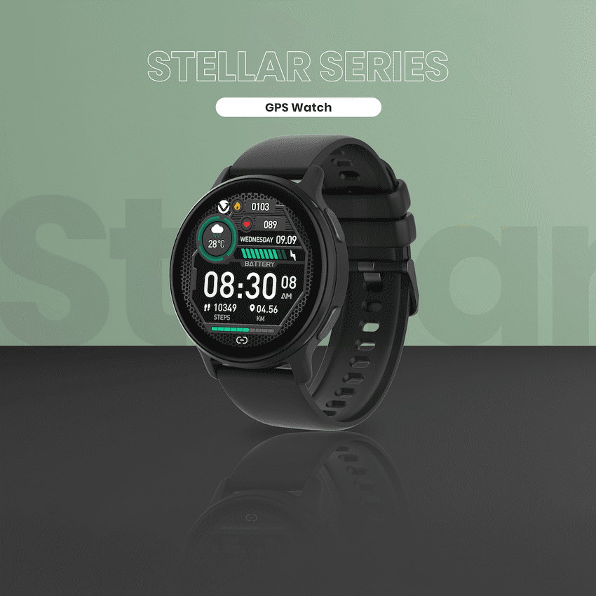 Volkano Stellar Series GPS Watch - Black - Image 2
