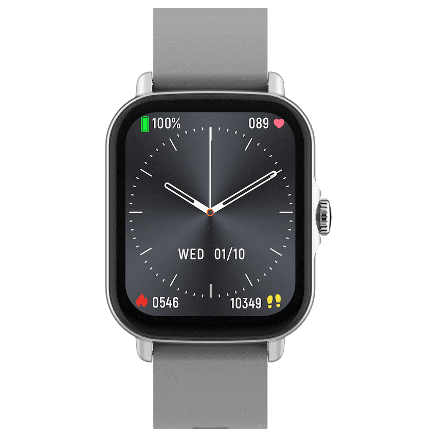 Volkano Active Tech Serene series Watch with heart rate monitor - Silver