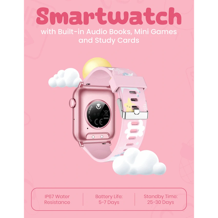 Volkano Fizz Series Smartwatch - Pink - Image 2