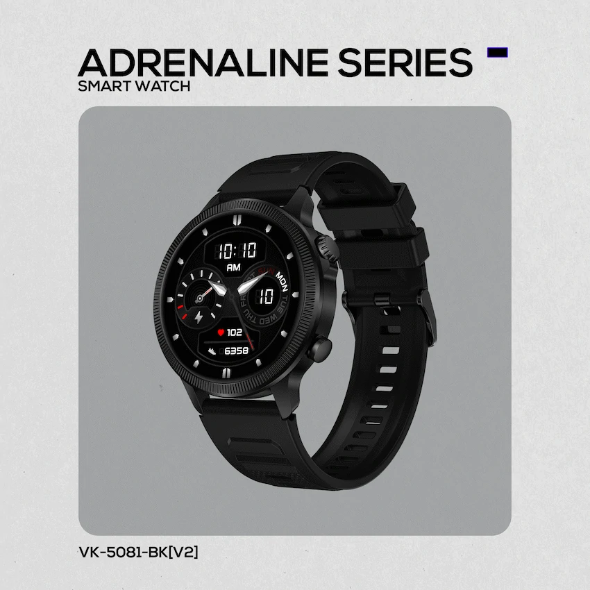 Volkano Active Tech Adrenaline Series GPS Watch with Heart Rate - Image 2