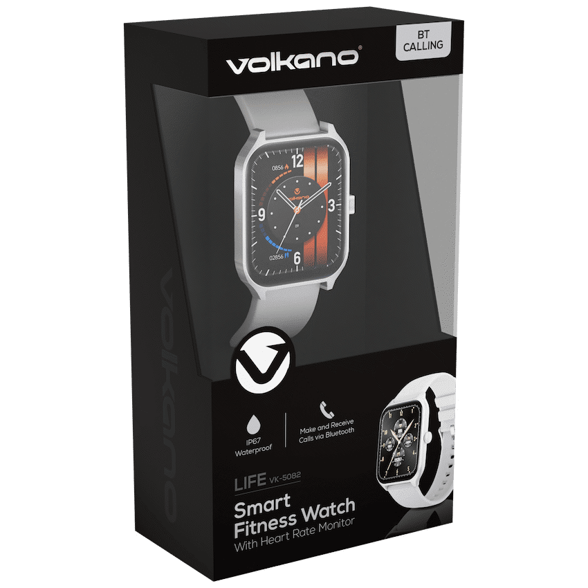 Volkano Life Series Smart Watches - Silver - Image 3
