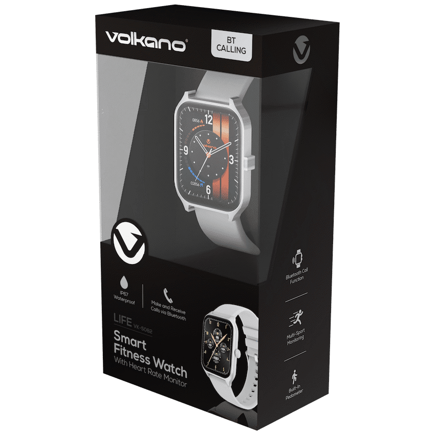 Volkano Life Series Smart Watches - Silver - Image 4