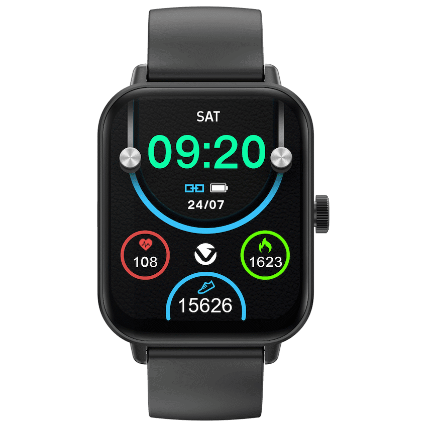 Volkano Chroma Series Smartwatch with Black Strap - Image 2
