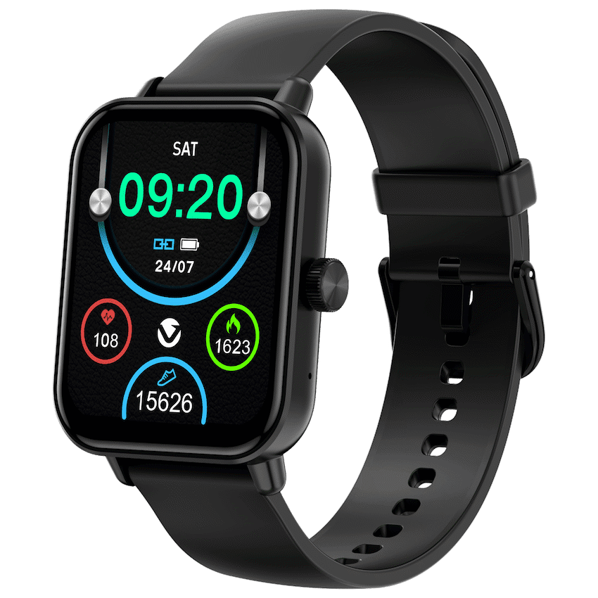 Volkano Chroma Series Smartwatch with Black Strap - Image 3