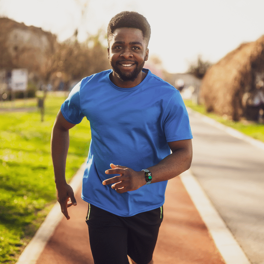 Volkano Chroma Series Smartwatch with Teal Strap - Image 4