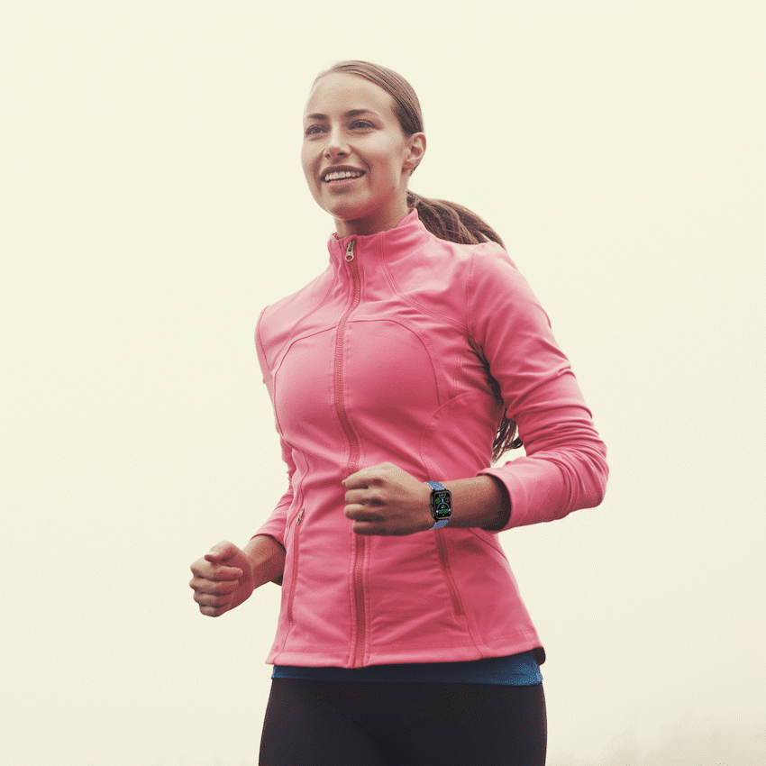 Volkano Chroma Series Smartwatch with Ultramarine Strap - Image 2