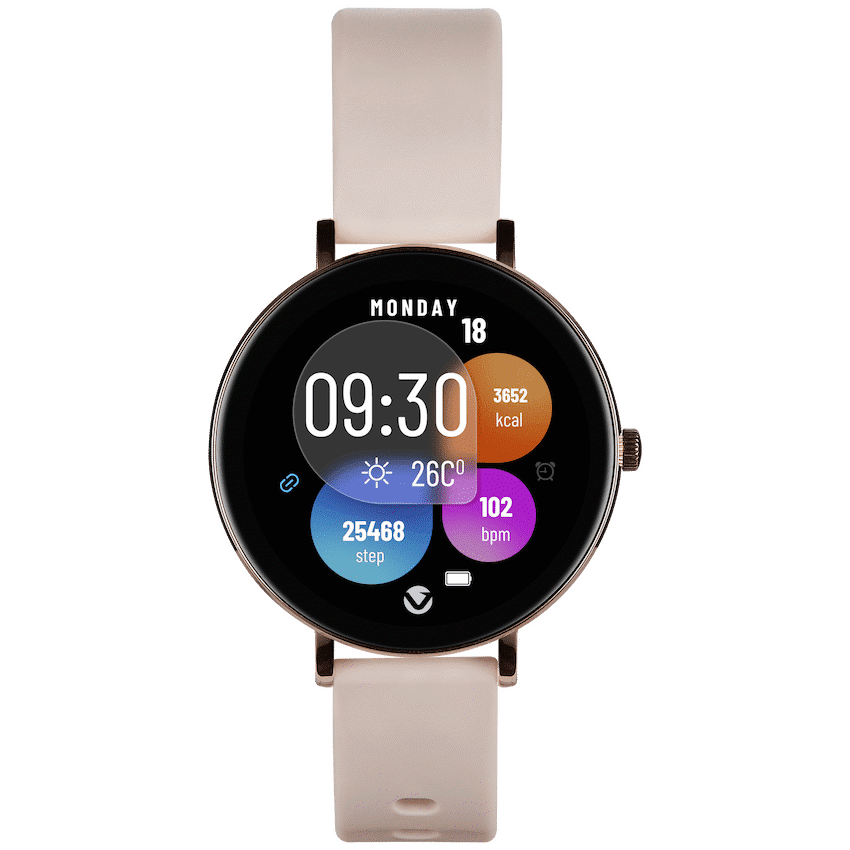 Volkano Aurora Series Ladies Smart Watch - Gold