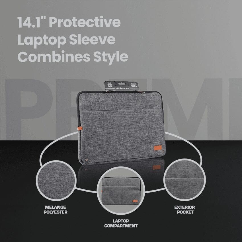Volkano Premier Series Laptop Sleeve 14.1" - Image 4
