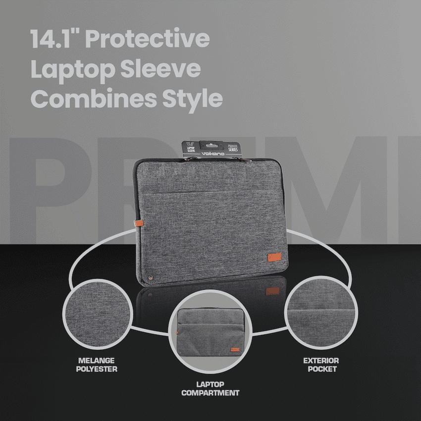 Volkano Premier Series Laptop Sleeve 14.1" - Image 4