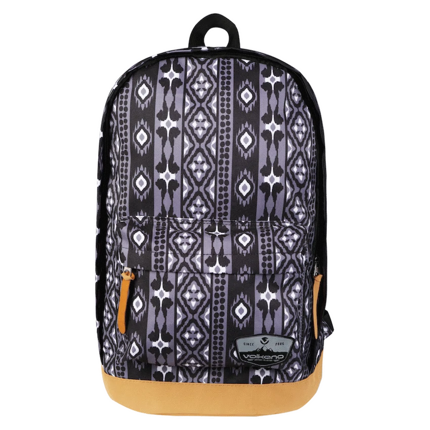 Volkano Suede Series Backpack - Ethnic - Dark Grey