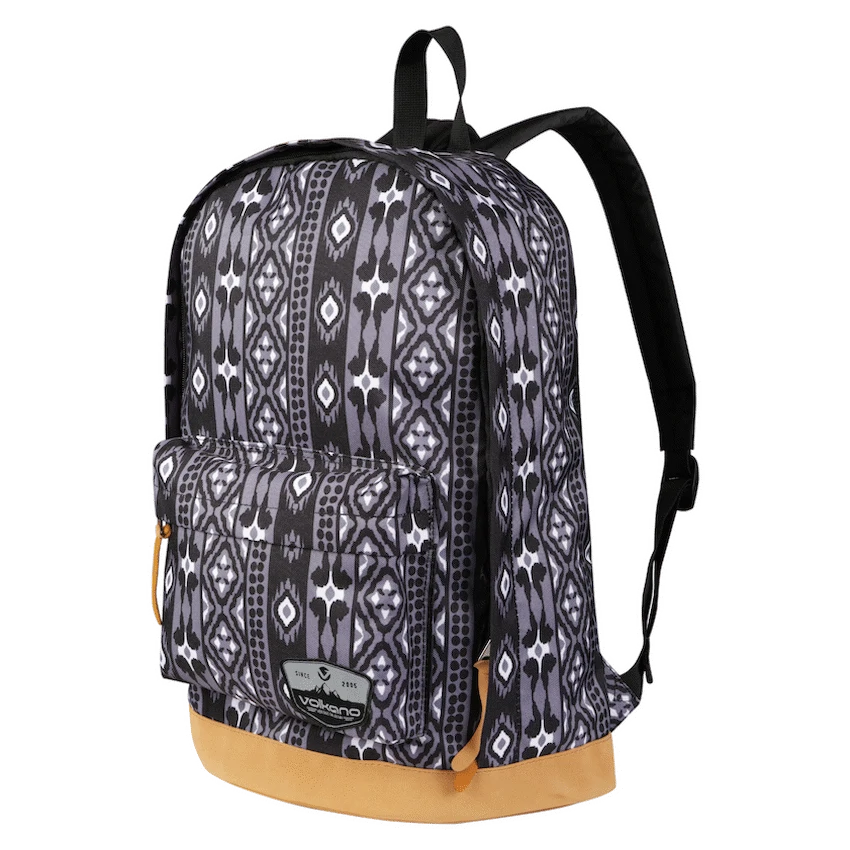 Volkano Suede Series Backpack - Ethnic - Dark Grey - Image 3
