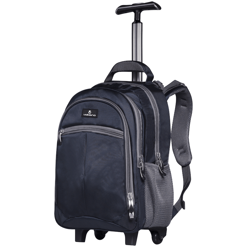 Volkano Orthopaedic Trolley Backpack 35l - Navy/Grey - Image 3