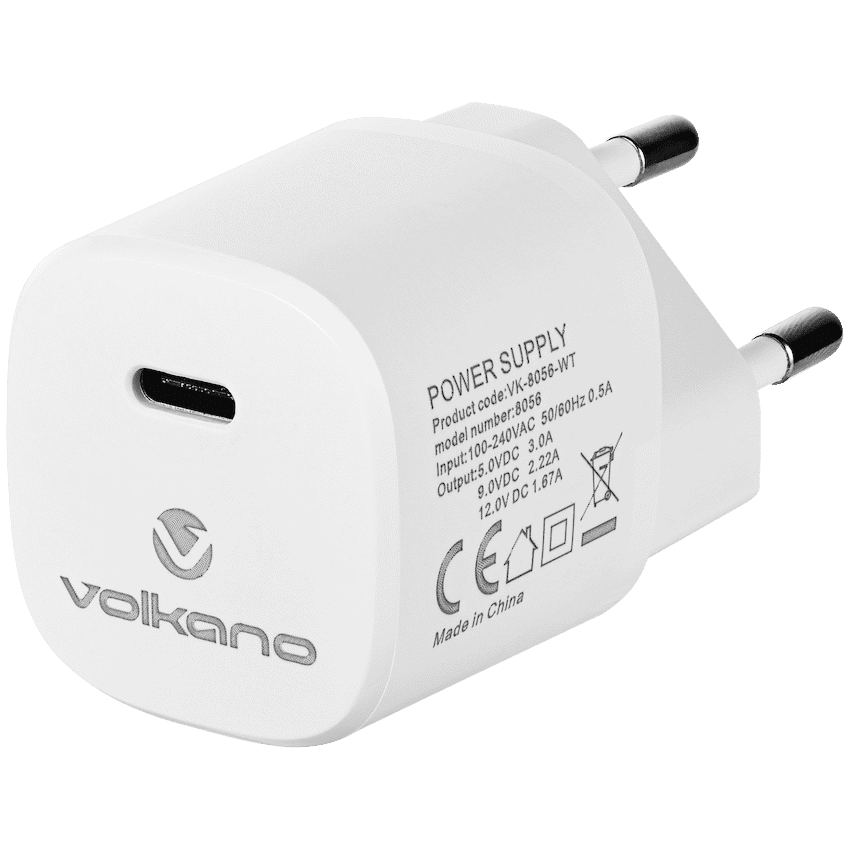 Volkano Dyna Ultra Compact PD 20w Fast Wall Charger