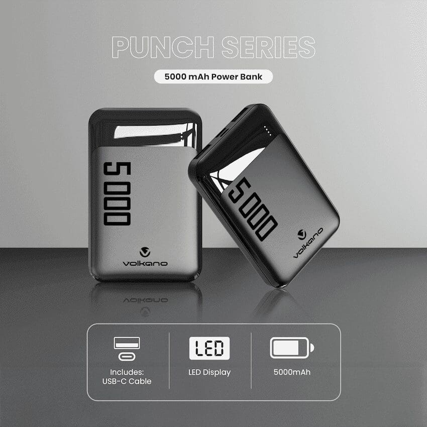 Volkano Punch Series 5000mah Power Bank - Image 3
