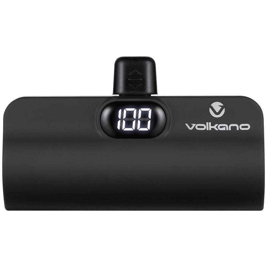 Volkano Relief Pro Power Bank - 5000mAh Type-C Direct Plug-In