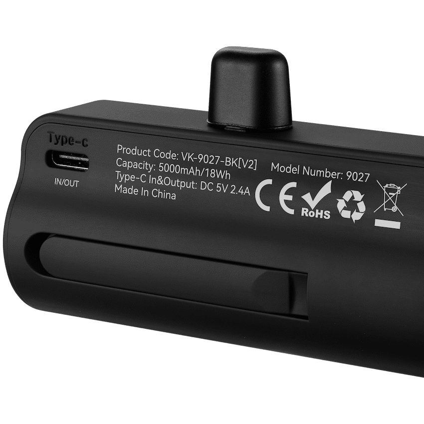 Volkano Relief Pro Power Bank - 5000mAh Type-C Direct Plug-In - Image 3