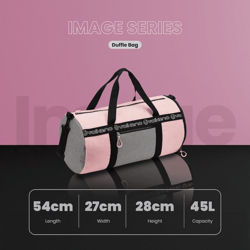Volkano Image 45l Duffle - Pink - Image 4
