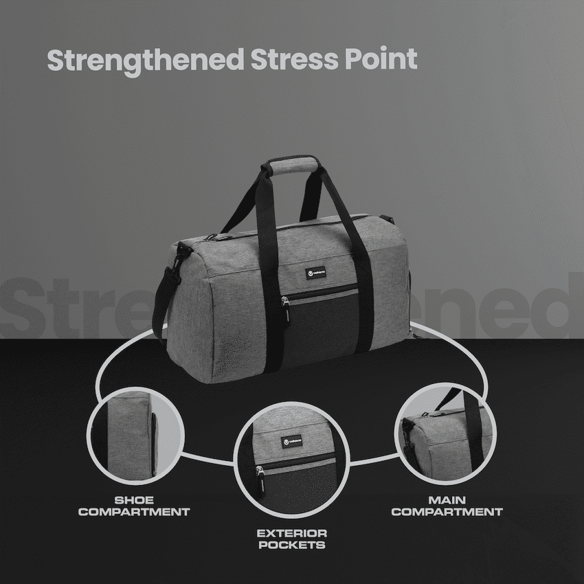 Volkano Vidal 35l Duffle - Grey - Image 2