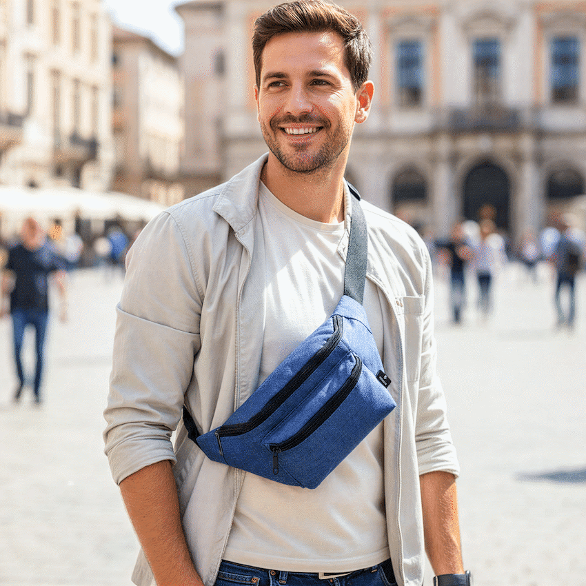 Volkano Apollo Moon Bag Navy - Image 3