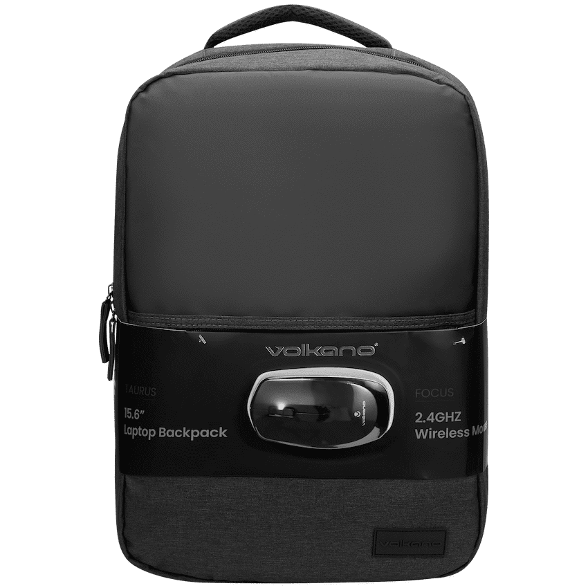 Volkano Taurus 15.6" Backpack & Mouse combo