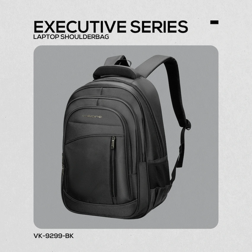 Volkano Spectre 15.6" Laptop Backpack - Black - Image 4