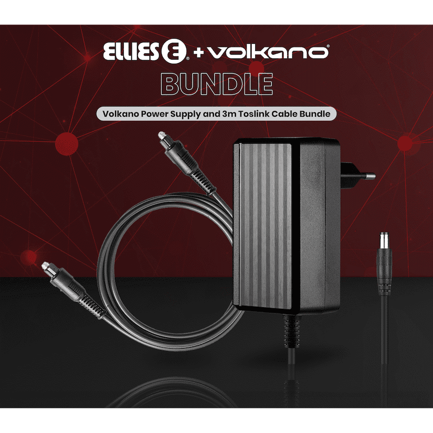 Volkano Power Supply and 3m Toslink Cable Bundle - Image 4