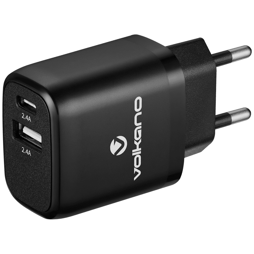 Volkano On-The-Go Dual Wall Charger